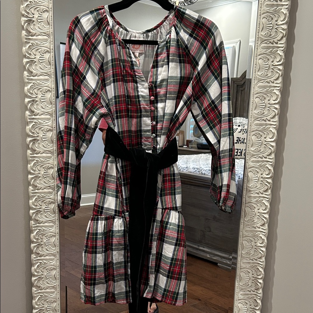 Victoria Dunn Multicolor Plaid Dress
